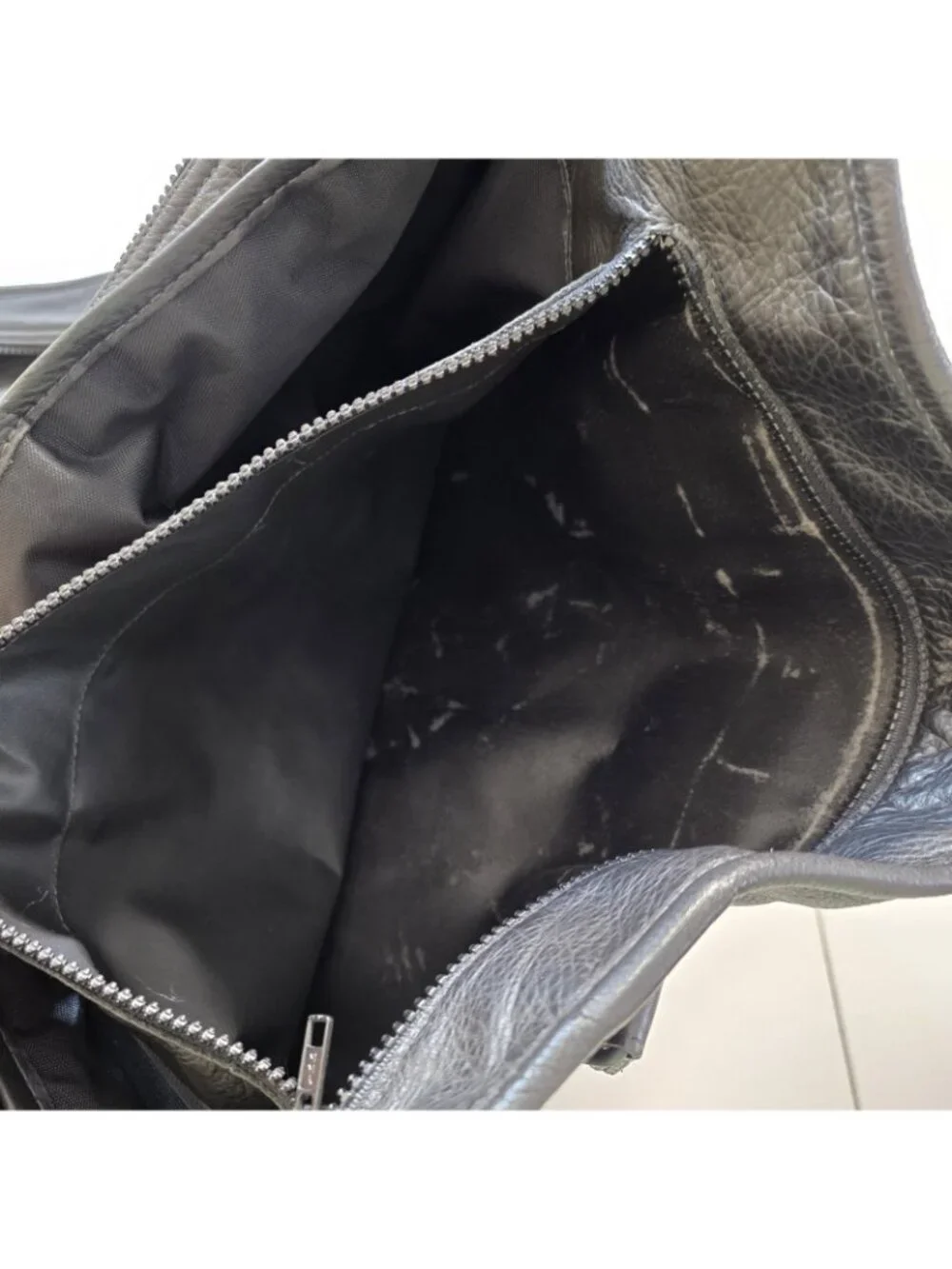 Vtg Nienkämper Clamshell Travel Garment Bag Black Leather Overnight Briefcase